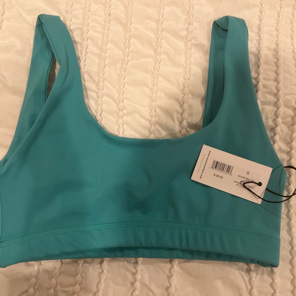 WE WORE WHAT SCOOP NECK BRA TOP